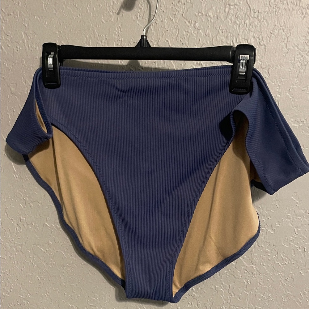 Old Navy Navy and Tan Swimwear